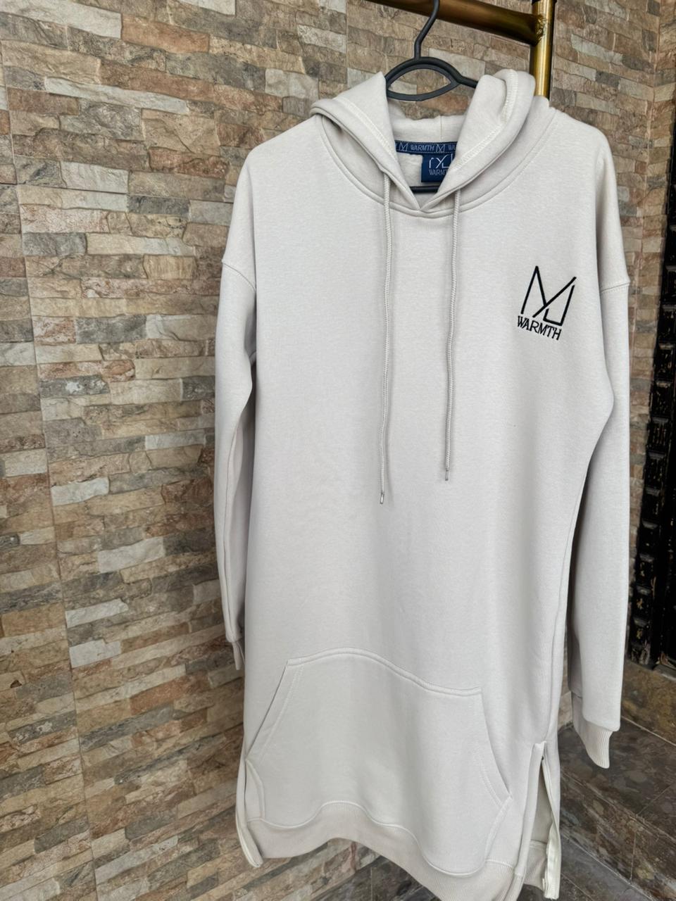 WARMTH Creamy Modest Hoodie