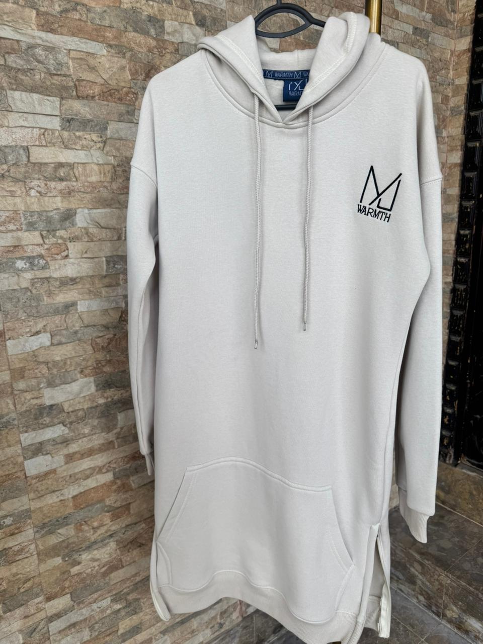 WARMTH Creamy Modest Hoodie